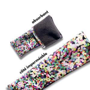 Etui pour pissedebout, en tissu absorbant et imperméable