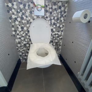 Couvre WC jetable biodegradable